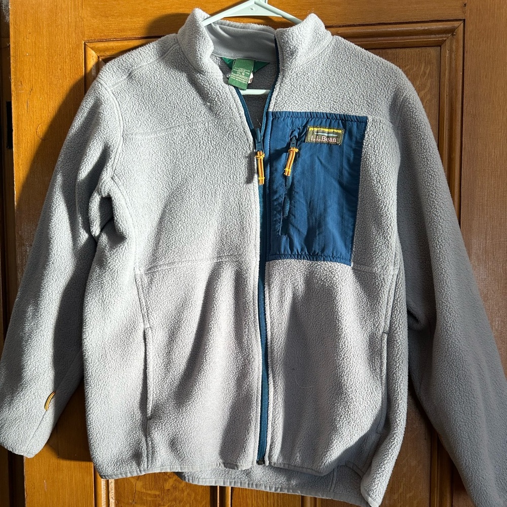L.L. Bean Gray Fleece, Kids size 18